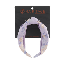 Load image into Gallery viewer, Brocade Headband - Purple