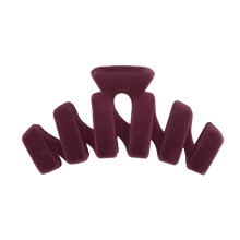 Load image into Gallery viewer, Velvet Claw Clip - Plum