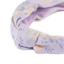 Load image into Gallery viewer, Brocade Headband - Purple