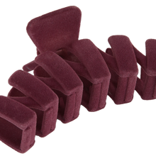 Load image into Gallery viewer, Velvet Claw Clip - Plum