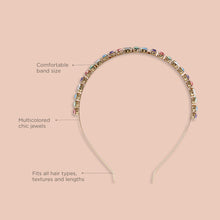 Load image into Gallery viewer, Jeweled Headband - Multicolor