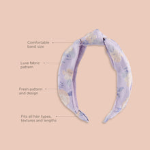 Load image into Gallery viewer, Brocade Headband - Purple