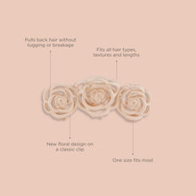 Load image into Gallery viewer, Rose Claw Clip - Light Pink