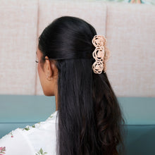 Load image into Gallery viewer, Rose Claw Clip - Light Pink