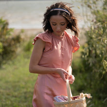 Load image into Gallery viewer, Corduroy Headband set - 2 pack Pink & Blue