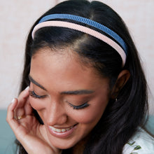 Load image into Gallery viewer, Corduroy Headband set - 2 pack Pink & Blue