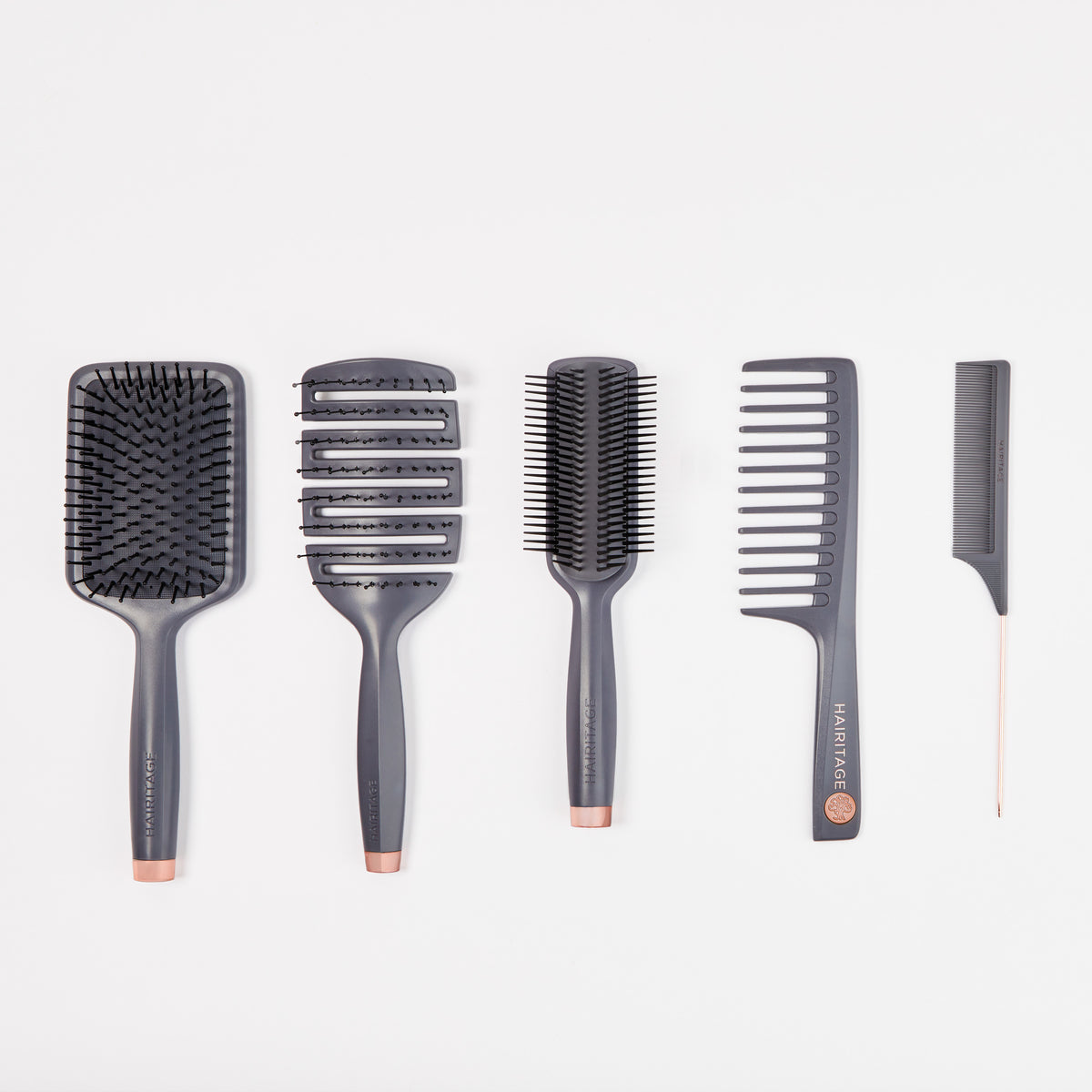 Comb out outlet brush