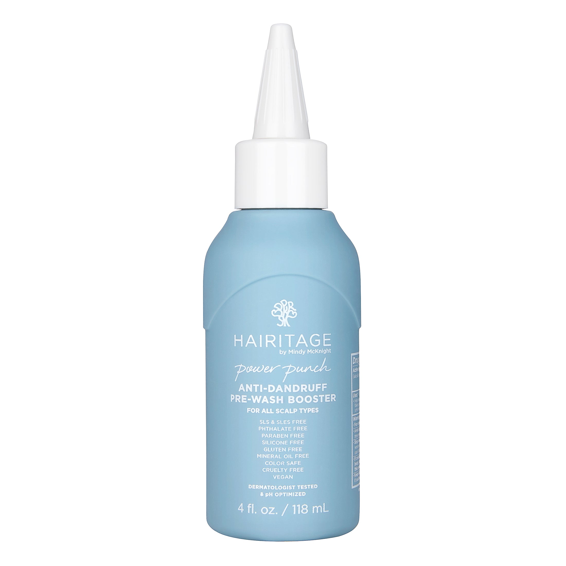 Power Punch Anti-Dandruff Pre-Wash Booster with Apple Cider Vinegar | For All Scalp Types, 4 fl. Oz