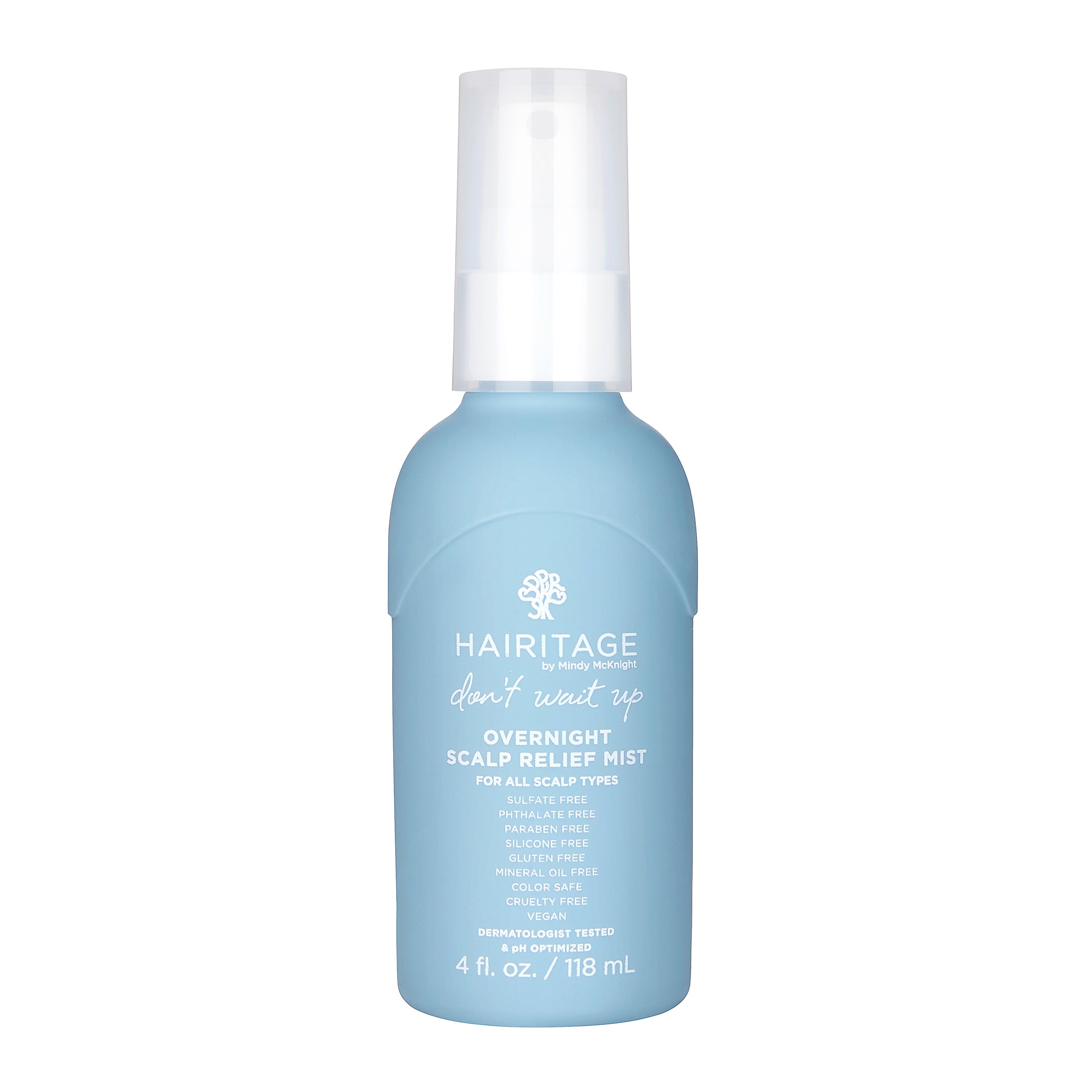 Don’t Wait Up Overnight Scalp Relief Mist with Aloe Vera | Soothes Dry, Itchy Scalp 4 fl oz