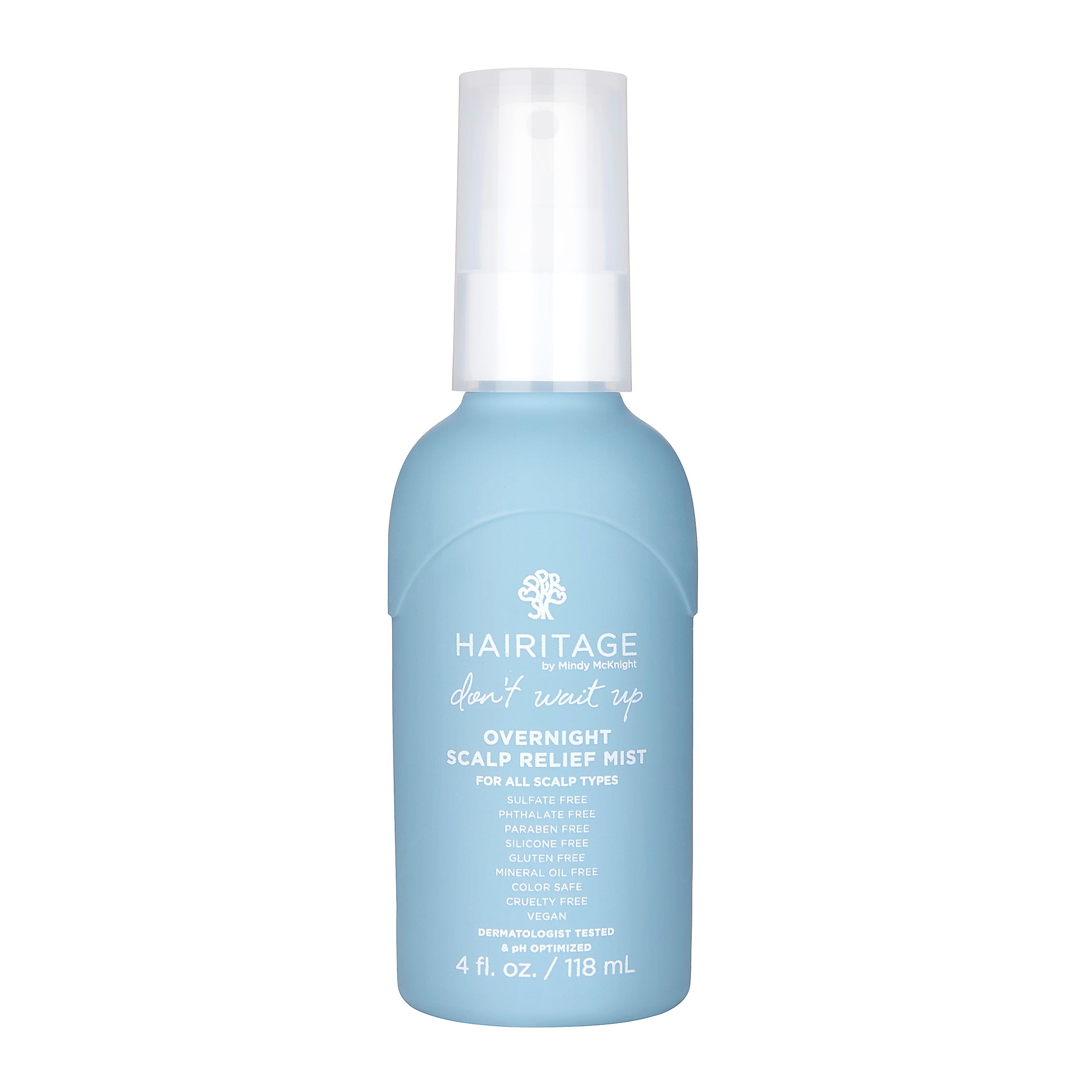 Don’t Wait Up Overnight Scalp Relief Mist with Aloe Vera | Soothes Dry, Itchy Scalp  4 fl oz