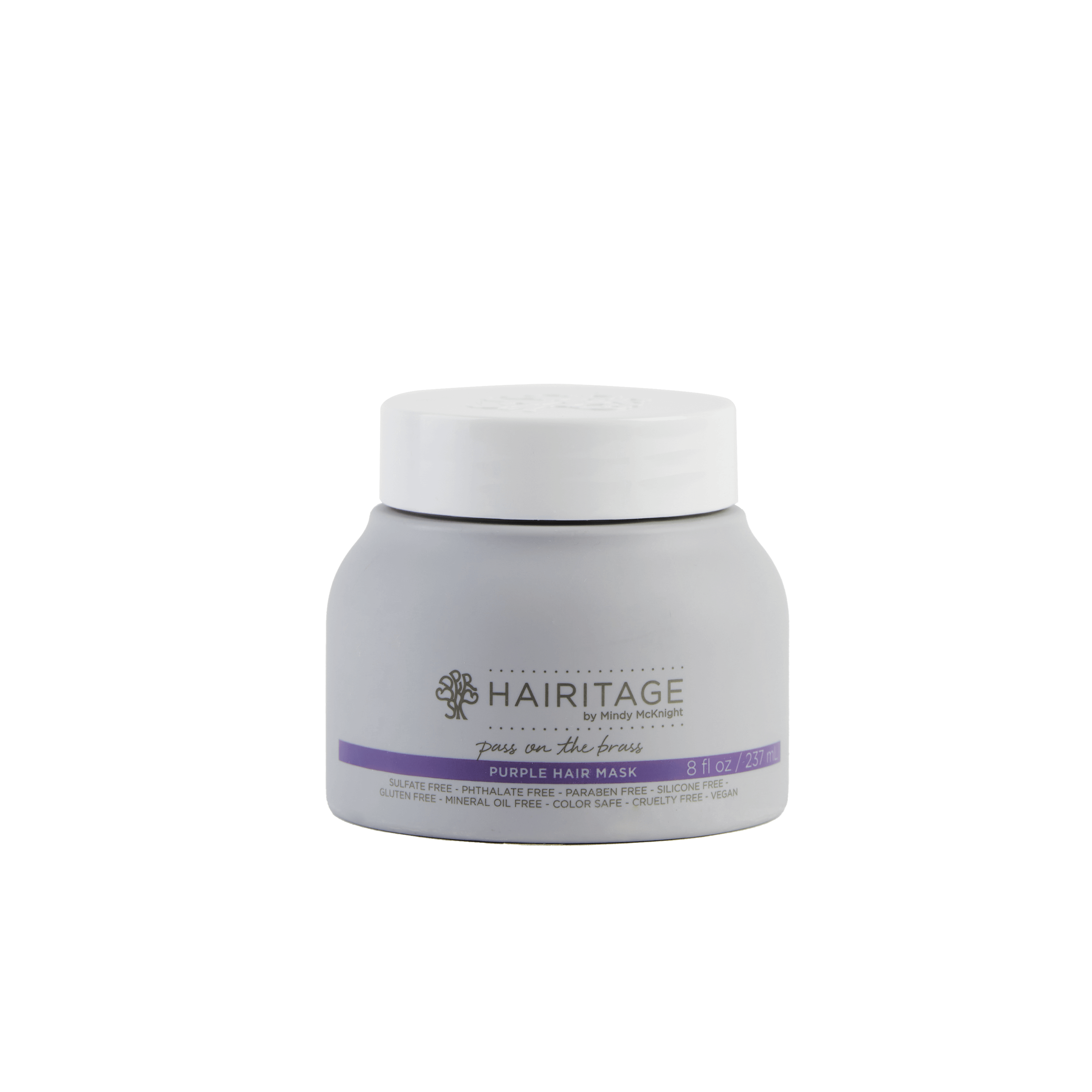 Pass on the Brass Purple Hair Mask for Color Treated Hair