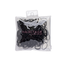 Load image into Gallery viewer, Super Stretchy, Hair Elastic Rubber Bands – Snag Free Damage Free, Black