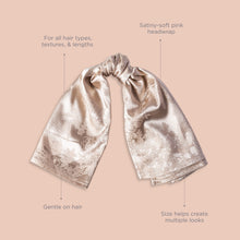 Load image into Gallery viewer, Take Me to the Beach Satin Head Scarf, Pink