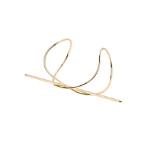 Load image into Gallery viewer, Take Me to the Beach Hair Bun Cuff & Ponytail Holder, Gold