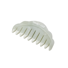 Load image into Gallery viewer, Good Vibes Jade Comb Scalp Massager