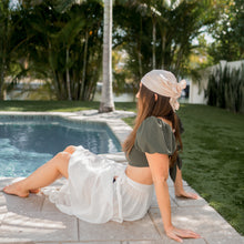 Load image into Gallery viewer, Take Me to the Beach Satin Head Scarf, Pink