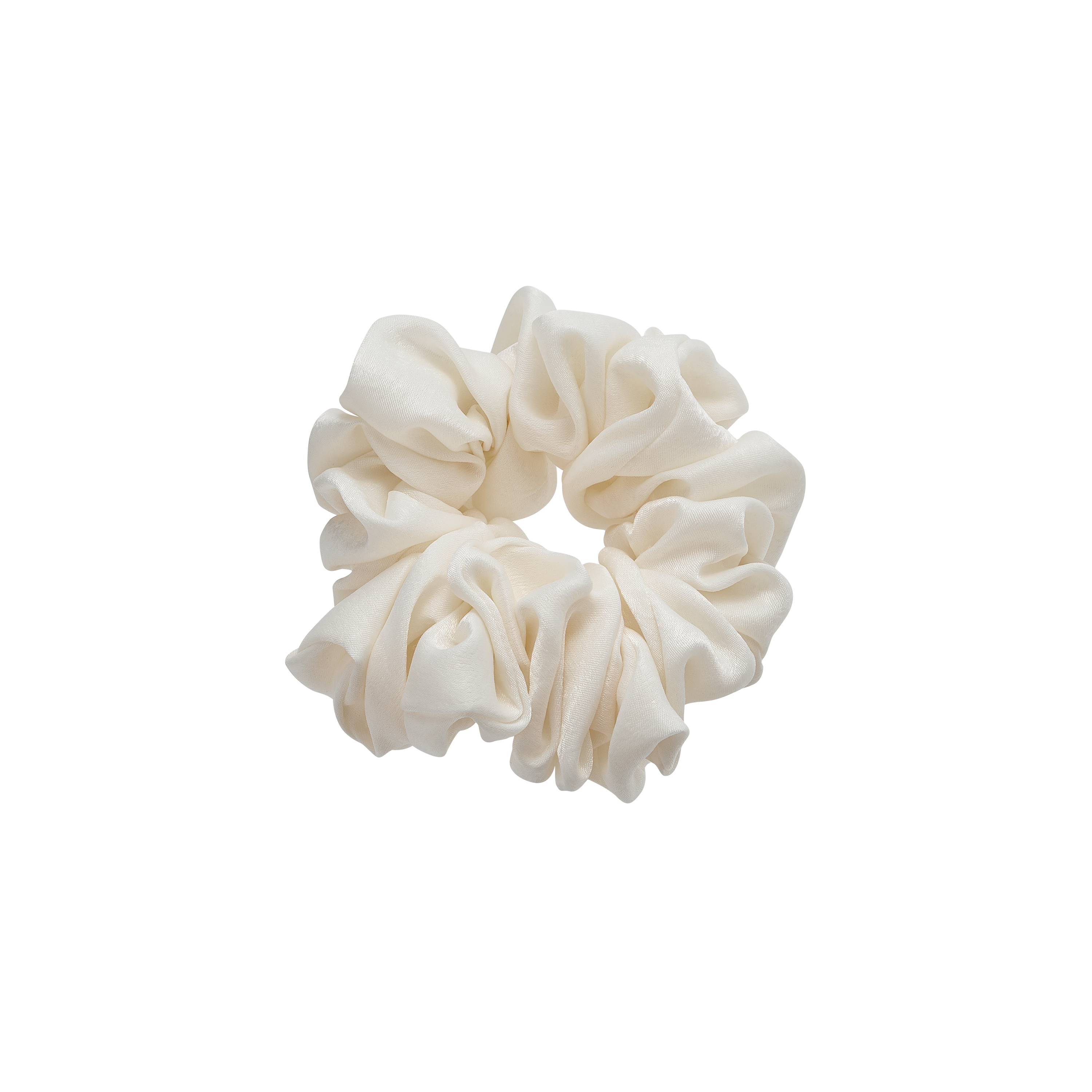 Satin Scrunchie Ivory