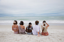 Load image into Gallery viewer, Take Me to the Beach Scarf Scrunchie & Ponytail Holder, Pink