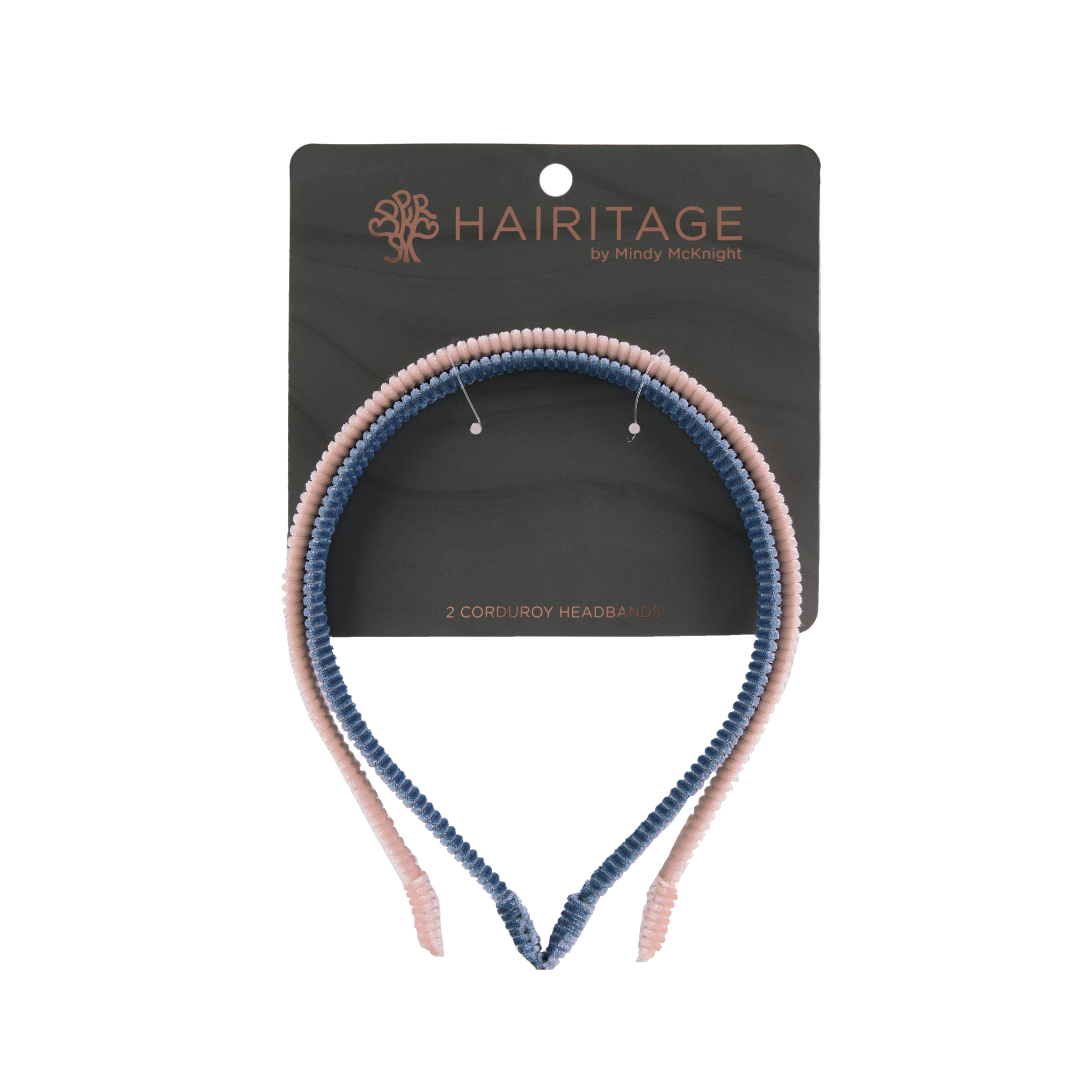 Corduroy Headband set - 2 pack Pink & Blue – Hairitage by Mindy