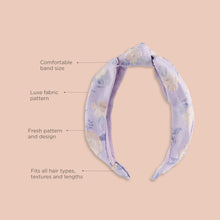 Load image into Gallery viewer, Brocade Headband - Purple
