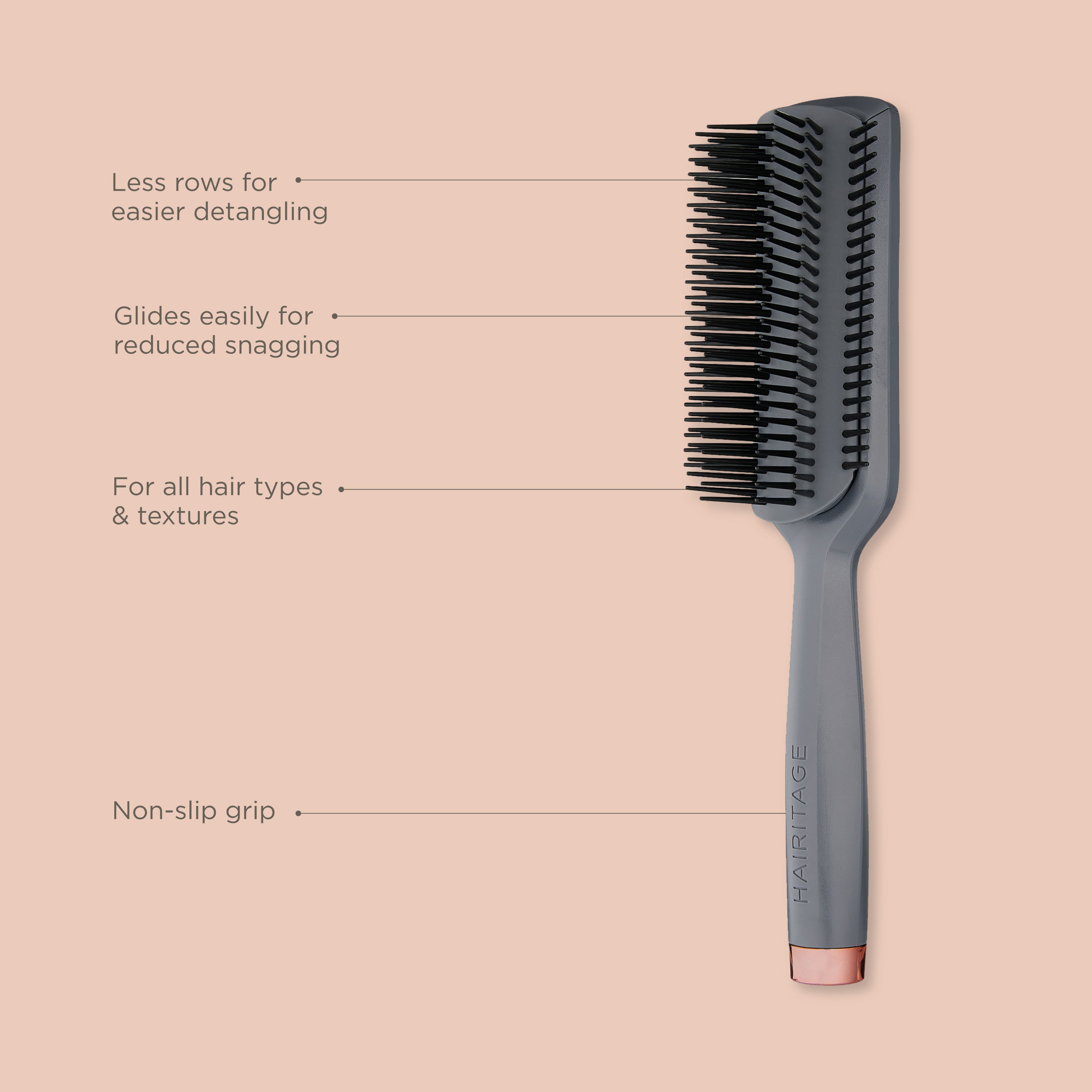 Smooth Sailing Heated Ceramic Straightening Hair Brush – Hairitage by Mindy