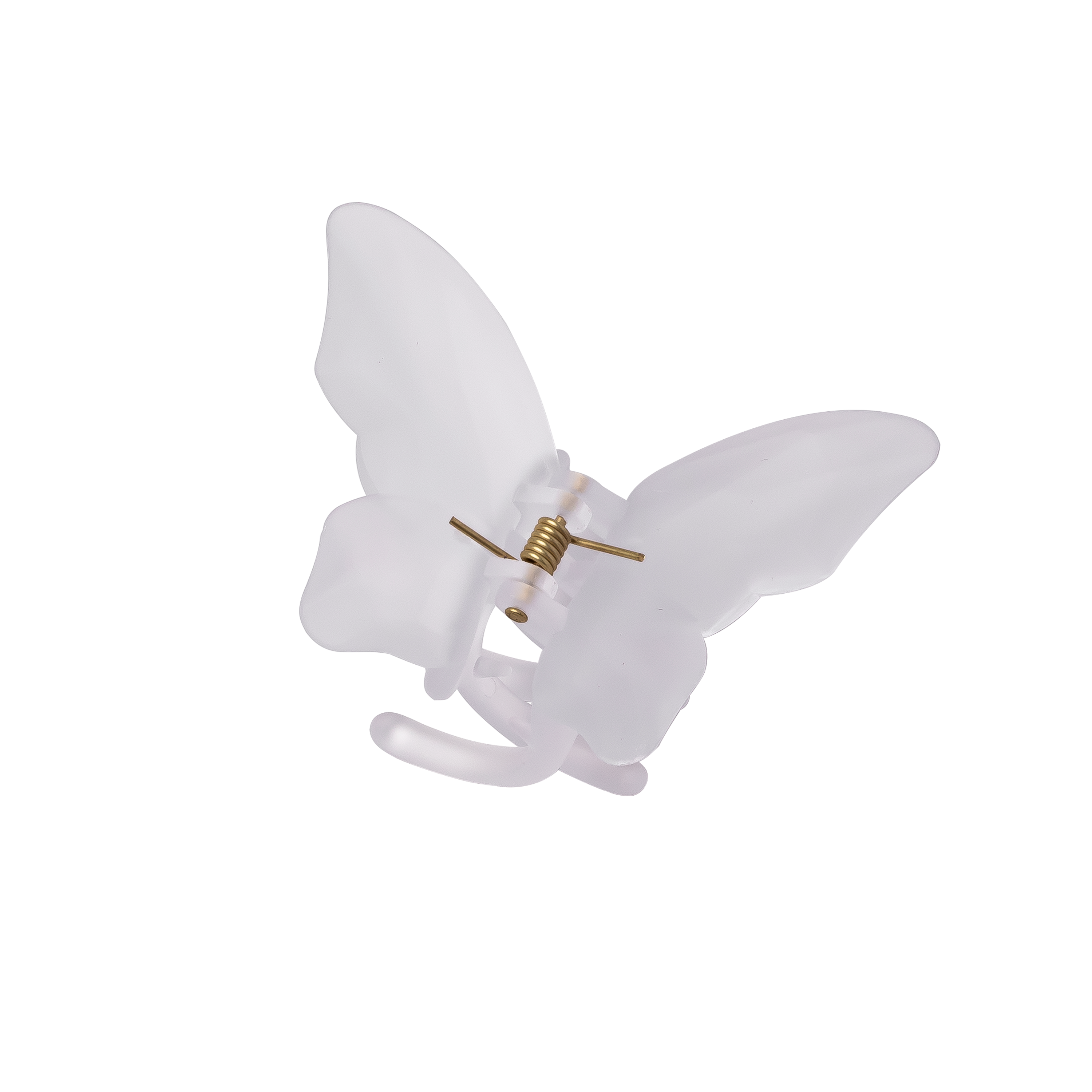 Take Me to the Beach Butterfly Claw Clip, White