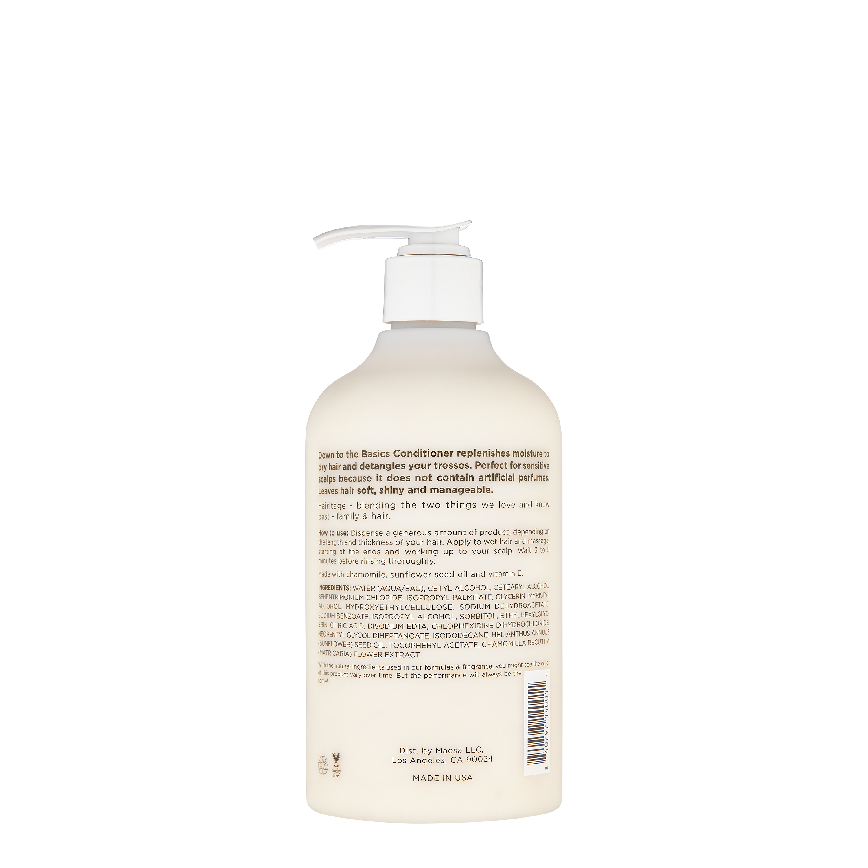 Down to the Basics Fragrance Free Conditioner