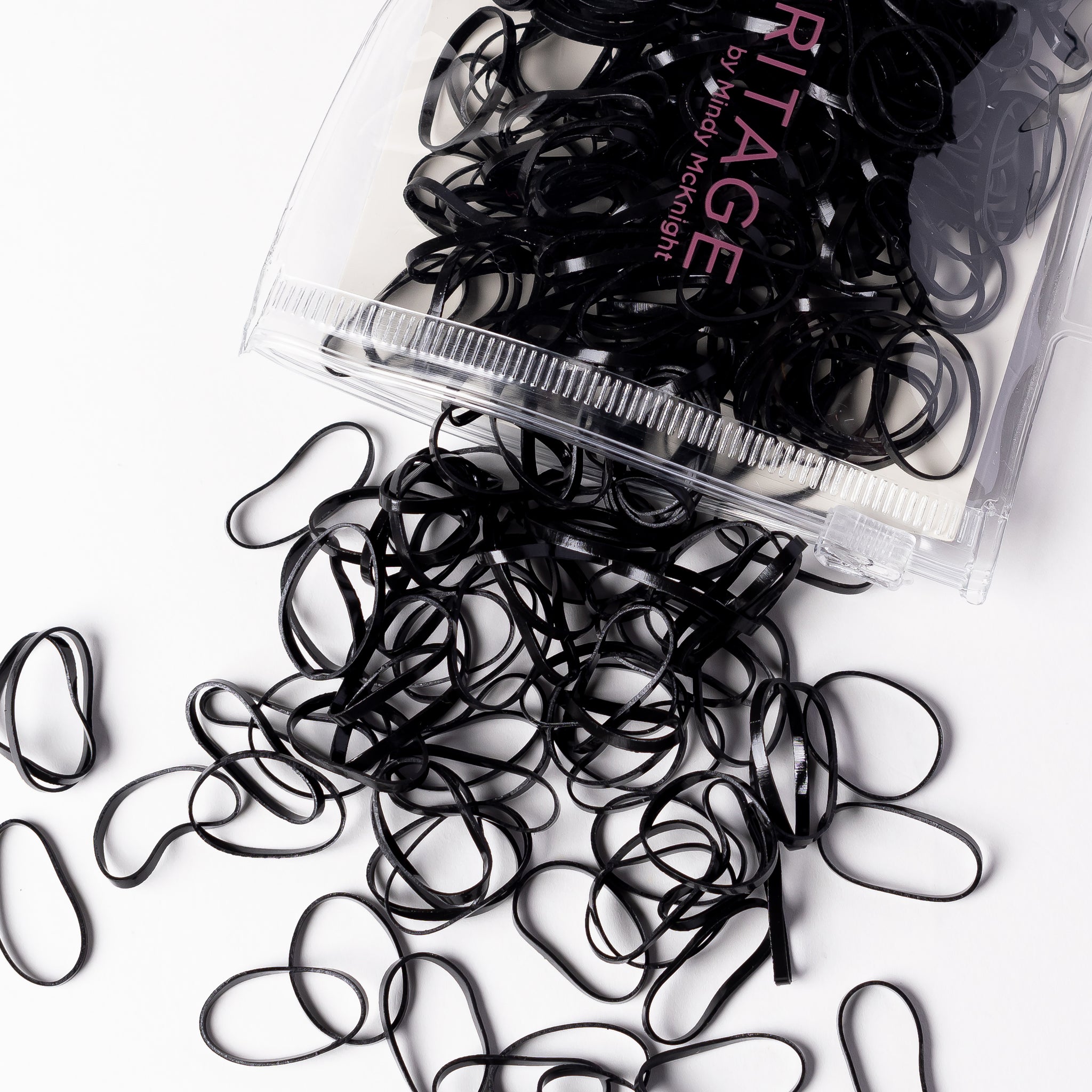 28 Colors Rubber Bands for Hair with 8 Hair Styling Tools 1500 Pcs