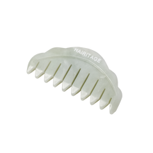 Load image into Gallery viewer, Good Vibes Jade Comb Scalp Massager
