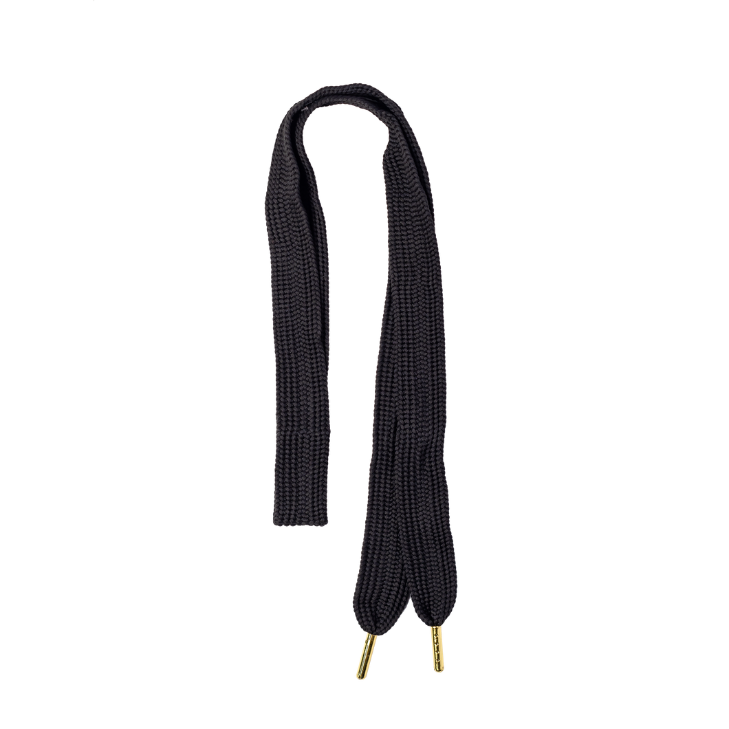 Shoelace Hair Ties- Black